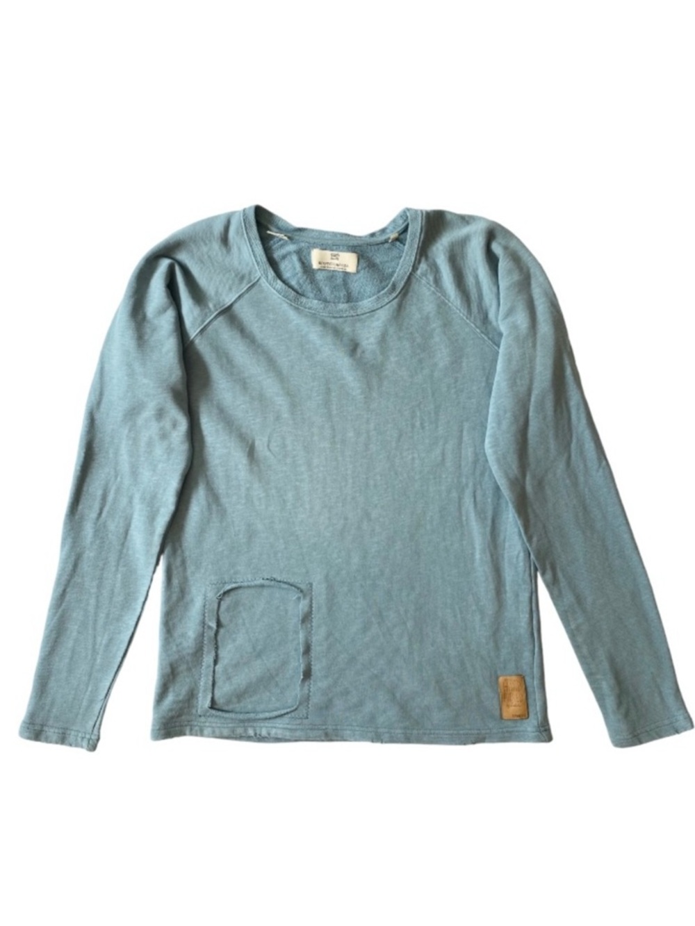 Scotch & Soda Blue Crew Neck Sweatshirt Pullover